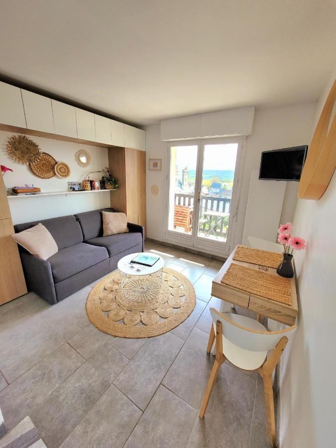 בלונוויל-סור-מר M2M Studio Magnifique Vue Mer - Avec Balcon - Les Pieds Dans L Eau! מראה חיצוני תמונה