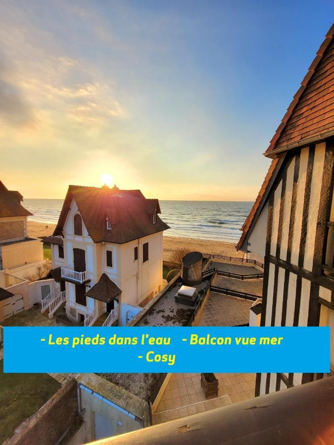 בלונוויל-סור-מר M2M Studio Magnifique Vue Mer - Avec Balcon - Les Pieds Dans L Eau! מראה חיצוני תמונה